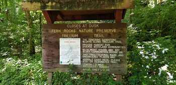 Trillium Trail sign